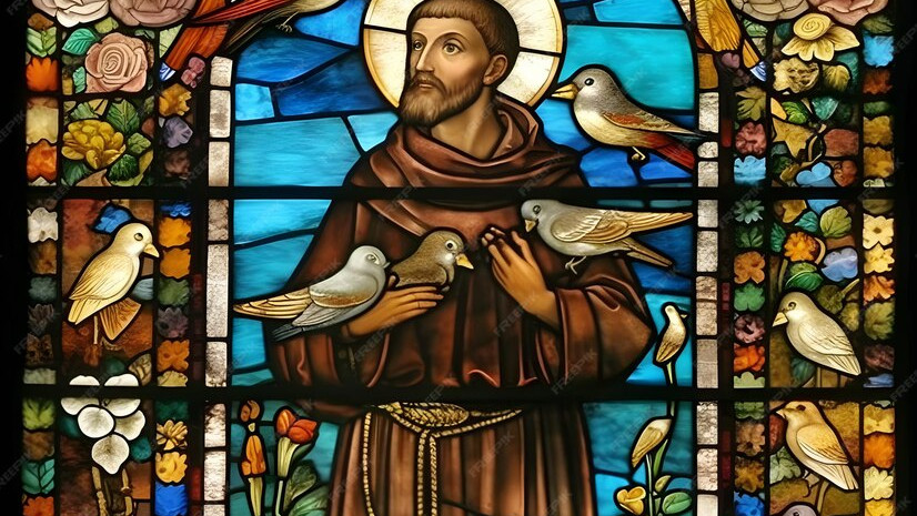 saint-francis-assisi-stained-glass-style-generative-ai-st-francis-assisi